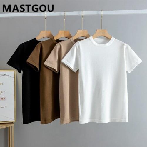 MASTGOU Women's Cotton T-Shirts
