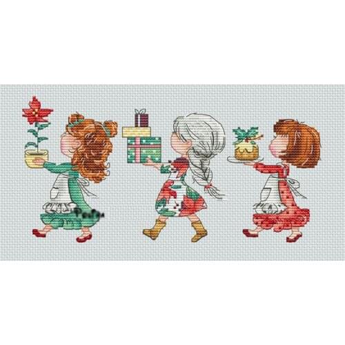 ZZ2290 For Needlework Kit NOT PRINTED Cross stich Painting Set Cross Stitch Kits Cross-stitch Embroidery Set Stitch Kits Cross