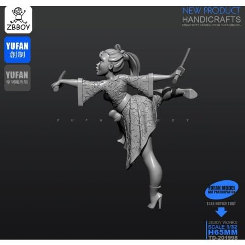 65MM Resin model kits figure self-assembled TD-201998