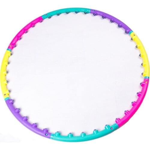 Single Row 8 Sections Massage Hoola Hoop For Fitness Loss Weight Slimming Hoop
