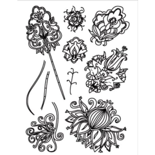 Retro Transparent Clear Silicone Stamp/Seal for DIY scrapbooking/photo album Decorative clear stamp A7181