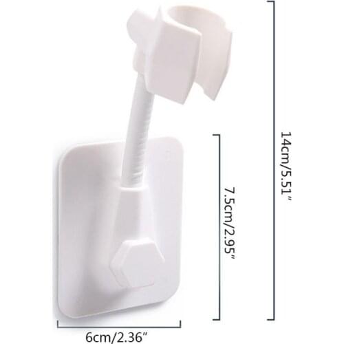 Adjustable Bathroom Shower Head Bracket Stand Wall Mount Holder for Sprayer Tool