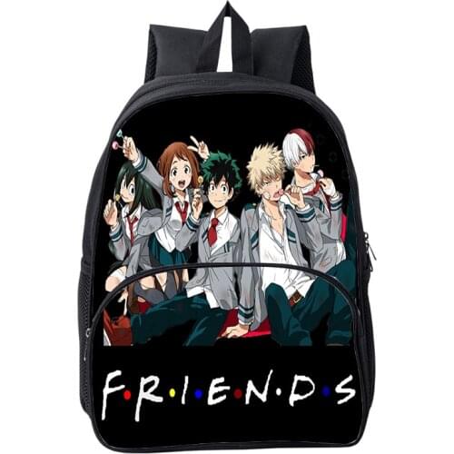 Japan 3D Print Boku no Hero Academia Backpack Teens Izuku Deku Bag Anime Backbag My Hero Academia Schoolbag Boys Rucksack 16inch