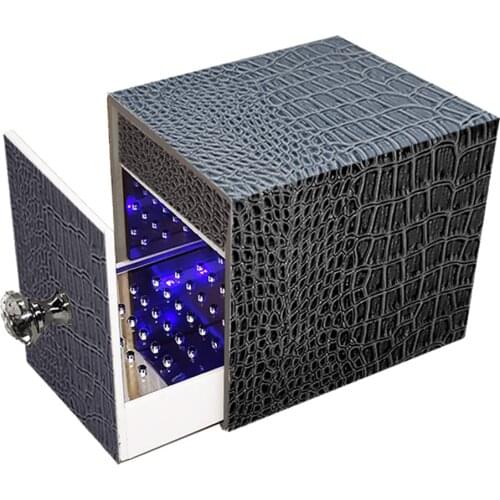 Sterilizer Box Disinfection Nail Art Drill Bits Black Nail Art Tools Sterilizer Box Manicure Drill Bits Nail Cleaner Tool