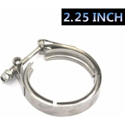 Universal 2.25 inch Auto Parts V-band clamp kit for Turbo, Exhaust pipes Turbo Downpipe Exhaust Clamp V band