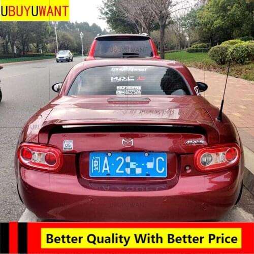 EPFBSQP Car Styling FRP/REAL CARBON FIBER Rear Spoiler For MAZDA MX5 MX-5 2007 2008 2009 2010 2012 2013 Car Spoiler