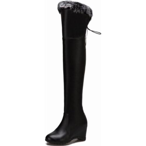 Big Size Simple boots thigh high boots knee high boots over the knee boots women ladies boots shoes woman winter boots women