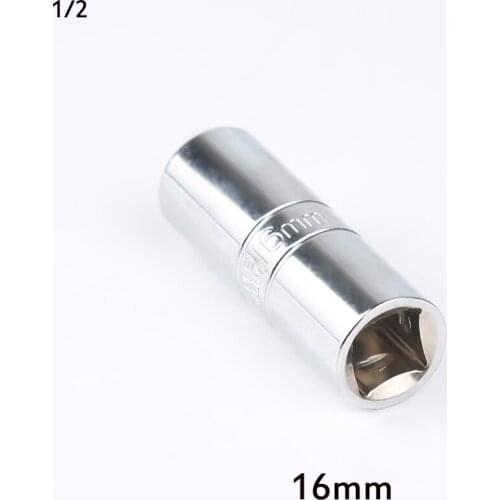 1pc 16mm 21mm Spark Plug Socket Wrench Car Disassembly Repair Sleeve Wrench 1/2 inch Shrapnel Socket Wrench Tool