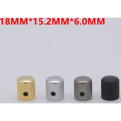 1 Piece Dome Metal Knob For Electric Guitar Bass 18MM*15.2MM*6.0MM