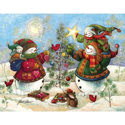 5D Diamond Painting snowmen picture of Rhinestone,3d Cross Stitch,Diamond embroidery,mazayka diamond,Home Decor,wall stickers