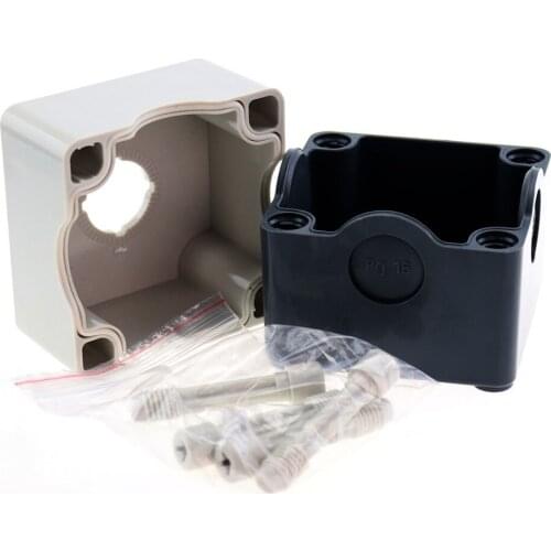 22mm hole Emergency Stop push button switch box one hole three holes for lay37 la38 waterproof IP65 Plastic Control Station