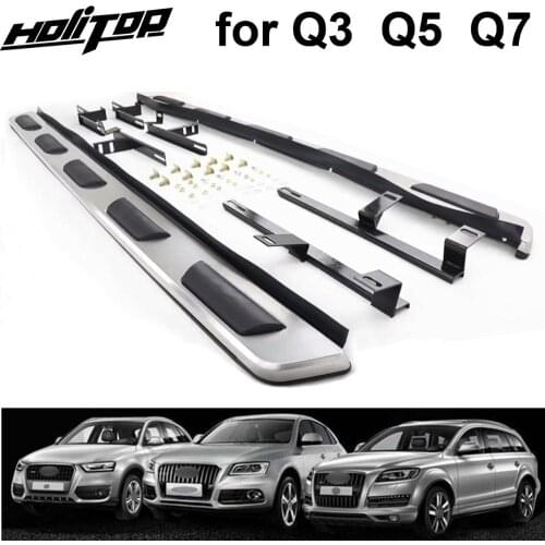 OE running board nerf bar side step for AUDI Q3 Q5 Q7 2009-2020,original style,supplied by big factory,No drill hole,no hurt car