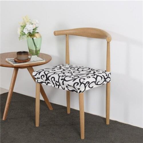 Dining Room Chair Cover Stretch Seat Covers for Kitchen Decorative Slipcover Chair Cloth Elastic Cushion Bar Stool Cover Cover