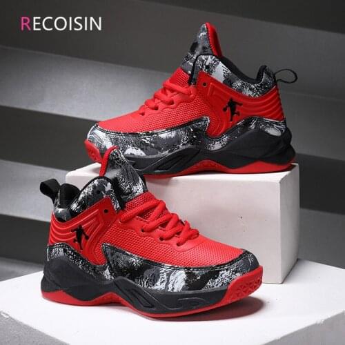 RECOISIN 2021 Spring Autumn Sneakers Children Basketball Shoes Boys Sneakers Non-slip Kids Sports Shoes For Boy Chaussure Enfant
