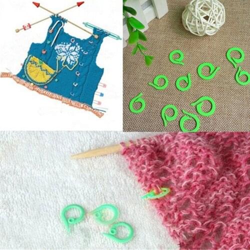 20Pcs/set HIGH quality Plastic Markers Holder Needle Clip Craft 50pcs Mix Mini Knitting Crochet Locking Stitch