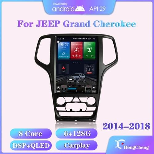 For JEEP Grand Cherokee 2014-2018 Car Smart Multimedia Video Player GPS Navigation Radio Android 10 4G Full Netcom