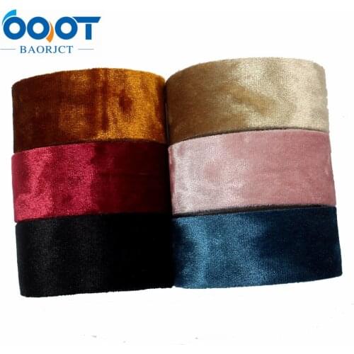 I-181103-4,2yards/lot 1"25mm Advanced material flannel ribbon DIY handmade bow headdress gift wrap birthday wedding decoration