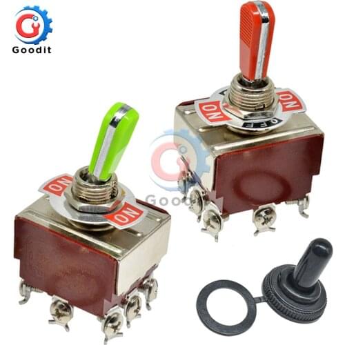 E-TEN(A) 9210 E-TEN(A) 9310 Miniature Toggle Switch 250V 16A Mini Toggle Switch Hole Silver Contact Rocker E-TEN(A)12210 12310