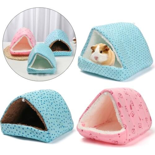 Guinea Pig Hamster Cage Soft Warm Cotton Small Animal Sleeping Nest Bed Mat Accessories For Pets Rat Ferret Honey Glider House