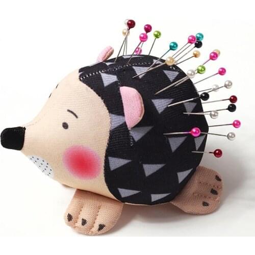 Cute Hedgehog Sewing Needle Cushion Pin Holder Anti-Loss Needlework DIY Sewing Accessories Tools