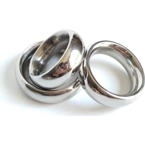 Ring Enhancer Stimulator Toys 40/45/50mm Metal Penis Rings Physical Time Delay Ring - Cock Male Delay Ejaculation Penis Locks