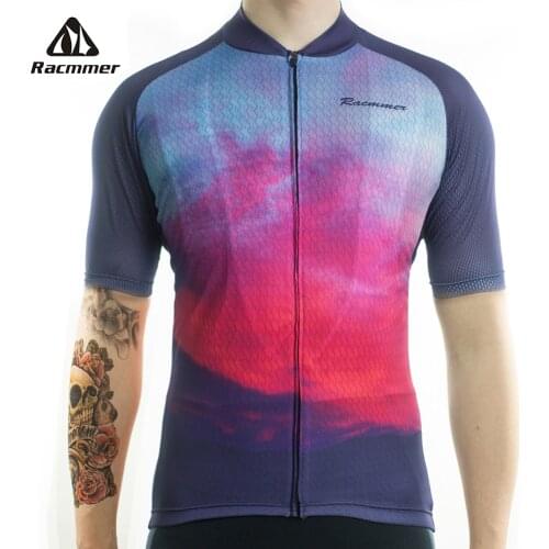 Racmmer 2020 Team Cycling Jersey Short Bike Clothes Ropa Ciclismo Men Bicicleta Bicycle Mtb Road Riding Kit Wear Maillot #DX-52