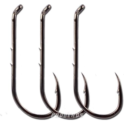 10pcs Barbed Fishing Hooks Sea Worm Carp Single Circle Hook Set Fly Fishing Accessories Tackle Carbon Steel Fishhook