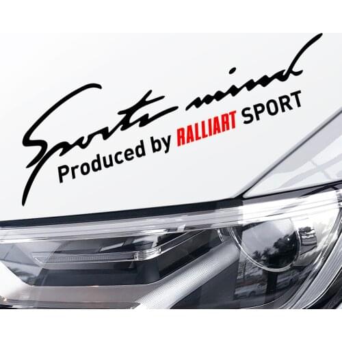 Car Stickers Ralliart Sport Lamp Eyebrow For Mitsubishi Outlander 3 Lancer 10 3 9 EX ASX L200 Carisma Colt Pajero 4 Accessories