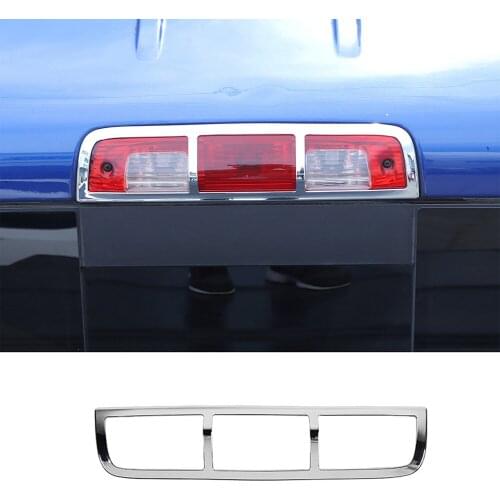 Fit for Dodge Ram 2010-2017 ABS Chrome Rear High Brake Light Lamp Cover Decorative Tirm Exterior Car Accessories