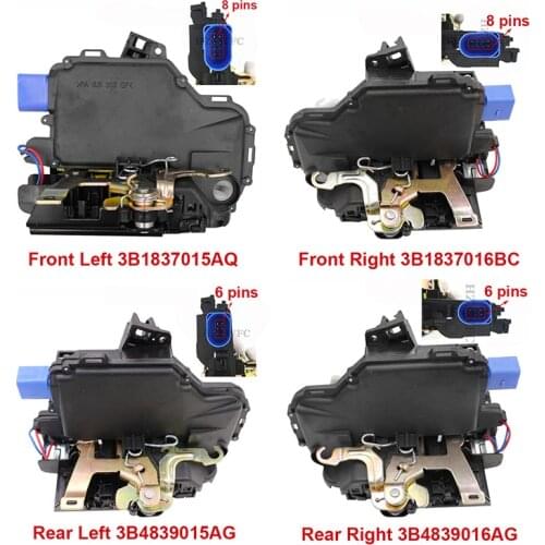 Door Lock Actuator Front Rear Left Right FOR VW MK5 T5 POLO SKODA FABIA ROOMSTER 3B1837015AQ 3B1837016BC 3B4839015AG 3B4839016AG