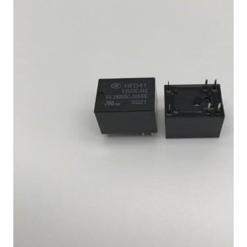 Prower 12V relay HFD41-12VDC-HS HFD41 12VDC-HS HFD4112VDCHS 12VDC DC12V 12V 1A 240VAC 6PIN