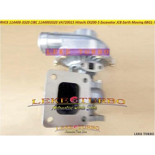 RHC6 CIBC 1-14400-3320 VA720015 1144003320 114400-3320 Turbo For Hitachi EX200-5 Excavator For JCB Earth Moving 6BG1T 6BG1-T