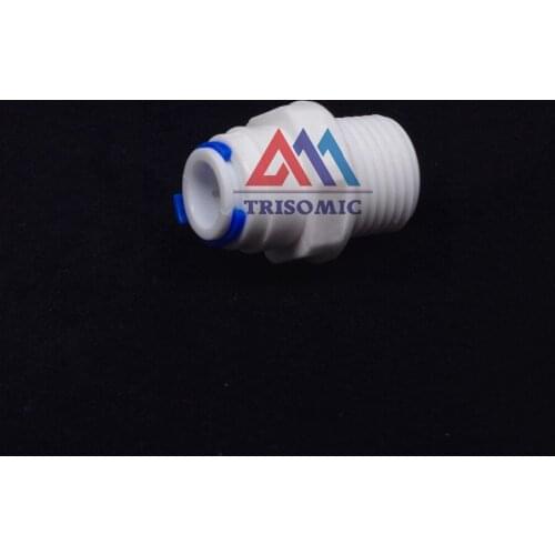 3/8" OD Tub Quick Pushfit 1/2" BSP Male Fitting Connection Aquarium RO Water Filter Reverse Osmosis System