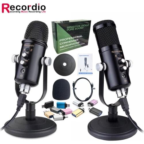 GAM-U07 Professional USB Microphone Condenser microphone Professional Recording Stand microphone PC for computer