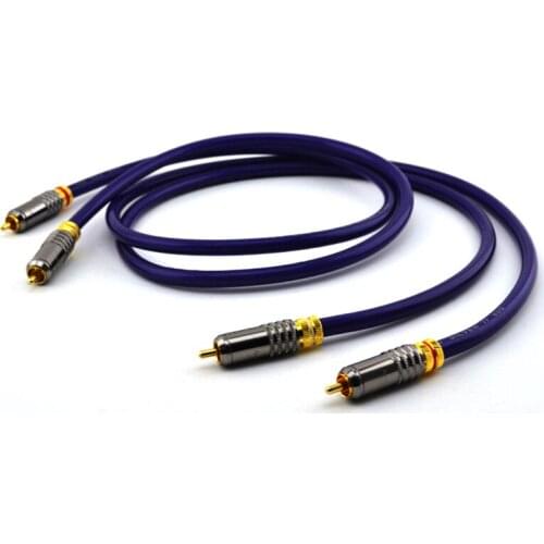 VDH MC SILVER IT 65G Audio Interconnects Cable With WBT-0150 RCA Plugs
