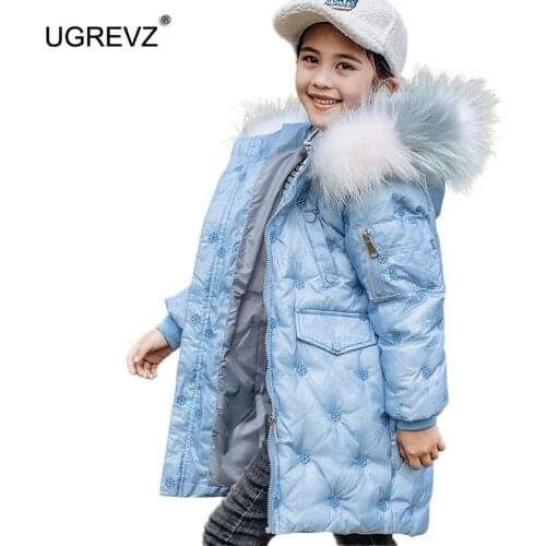 Winter Childrens Clothing 2020 New Girls Jackets Down Cute Warm Parka Girls Snowsuits Kids Clothes Teenage Outerwear Girl Coats