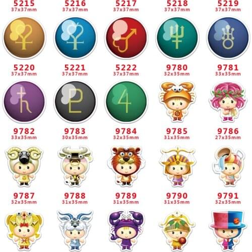 10 pcs Resins Flatback for Hair Bows Planar Resin Crafts Custom Resin for DIY Phone Decorations PR5215