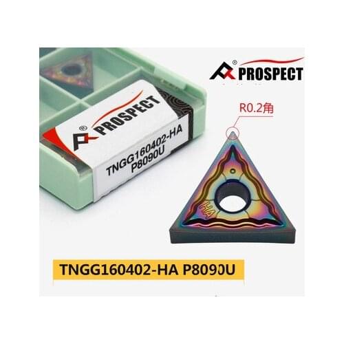 10pcs TNGG160402-HA P8080U, to cut hardened steel HRC40-55, Nano-nitride PVD coating, best quality
