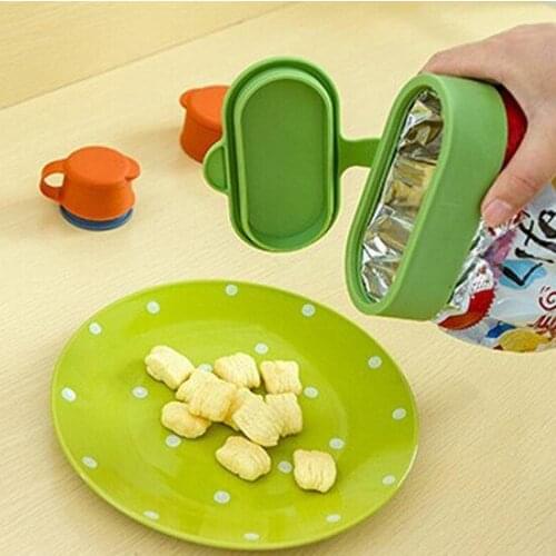3PCS/SET Food Storage Snack Seal Bag Magic Cap Bag Cap Lid Sealing Device Multifunctional Food Sealing Cover KX 027