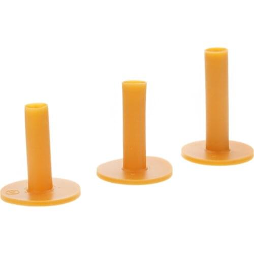 Durable Rubber Golf Tee Holder 60/70/80mm Training Practice Tee Mat Goft Ball Hole Holder Beginner Trainer Practice 3pcs Pack