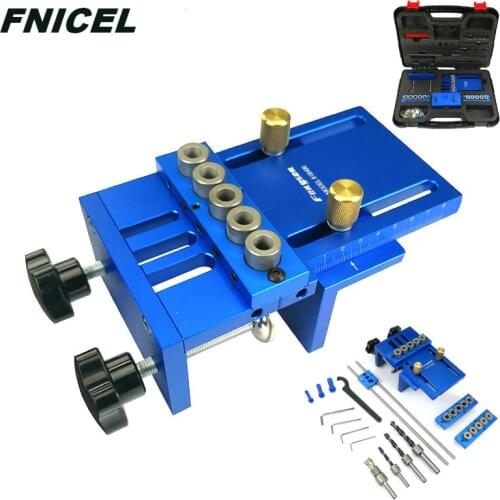 3 in 1 Drilling Locator Drilling Guide Kit Woodwork Hole Dowelling Jig Set Carpentry Tools