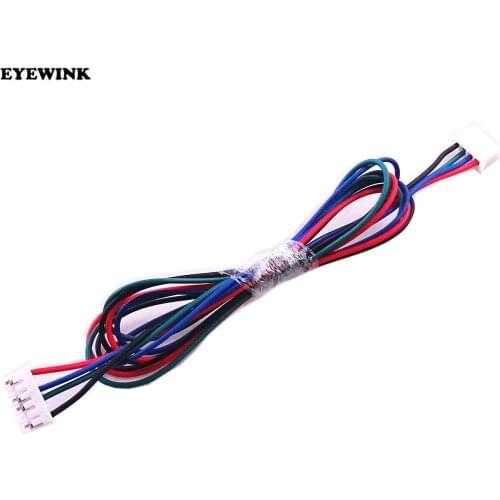 5PCS 3D Printer Motor Cable Connector 5pcs/lot DuPont line XH2.54 4pin to XH2.0 6pin White Terminal 4pin Stepper Motor Cables