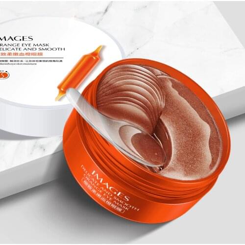 60pcs Blood Orange Collagen Eye Mask Vitamin C Moisturizing Eye Patches Repairing Wrinkle Remover Dark Circle Eye Bag Anti Aging