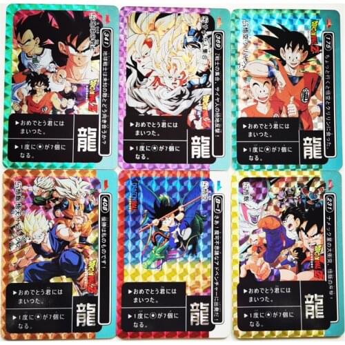 9pcs/set Dragon Ball Z PP Dragon Card Super Saiyan Goku Vegeta Reproduce Hobby Collectibles Game Anime Collection Cards