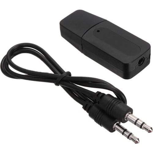 Audio Music Speaker Receiver 3.5mm Stereo Adapter USB bluetooth Car Kit AUX Wireless Music Receiver for Mobile Phone Computer