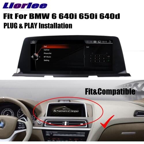 Liorlee Car Android Media For BMW 6 Series M6 640i 650i 640d 2011~2018 CIC NBT Radio Stereo GPS NAVI Navigation Multimedia Payer