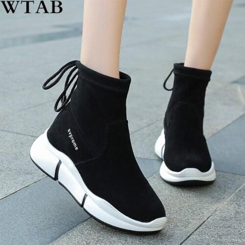Ankle Furry Snow Boots Shoes 2018 Winter Leisure Plush Snow Boots Shoes Women Plus Velvet Non-slip Shoes For Ladies Botas Mujer