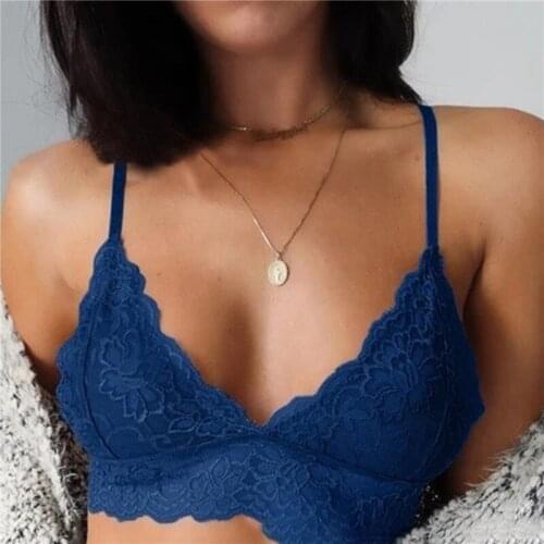 Underwear For Women Sexy Bralette Unlined Lace Lingerie Bras Intimate Tops Push Up Bra Crop Top 3/4 Cups BH Female Underwear