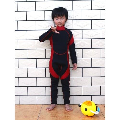 WYOTURN New Thickness Childrens 2.5mm Wetsuit Neoprene Long Sleeves Wet Diving Suit For Boys Girls Surfing Rash Guards Dropship