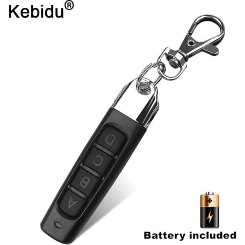Kebidu 433MHZ 4 Buttons Remote Control Duplicator Cloning Gate for Garage Door Opener Learning Copying Transmitter Controller